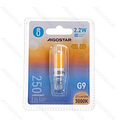 LAMPADINA LED G9 2.2W - LUCE CALDA - 250LMAigostar