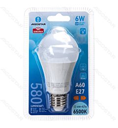 LED A60 E27 6W CON SENSORE INFRAROSSI(6W,E27,6500K