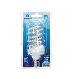LAMPADINA LED A SPIRALE E14 11W - LUCE FREDDA - 1060LMAigostar