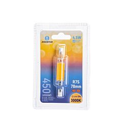LAMPADINA LED R7S 4.5W - LUCE CALDA 450LM -  78MM