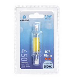 LAMPADINA LED R7S 4.5W - LUCE FREDDA 450LM - 78MM
