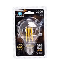 LAMPADINA LED A65 E27 20W - LUCE CALDA 2700K
