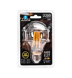 LAMPADINA LED A65 E27 20W AMBRATA - LUCE CALDA 2200K