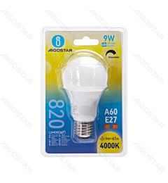 LAMPADINA LED DIMMERABILE A60 E27 9W - LUCE NEUTRA