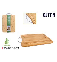 TAGLIERE BAMBU / METALLO 39.5X30X1.5C QUTTINQuttin