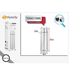 THERMOS IN ACCIAIO INOX 750ML