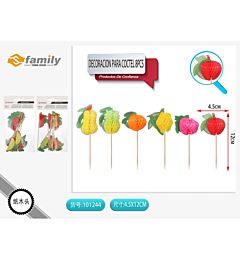 DECORAZIONE PER TORTA 8PCSS Family