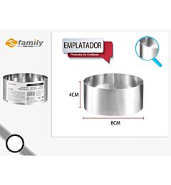 Sfamily Stampo per Dolci - Ø8x4cm