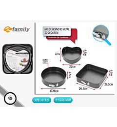 SET STAMPI PER TORTES Family
