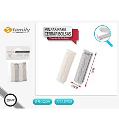 CHIUDI SACCHETTI 4PZ 7CMS Family