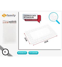 CENTRINI DI CARTA RETTANGOLARIS Family
