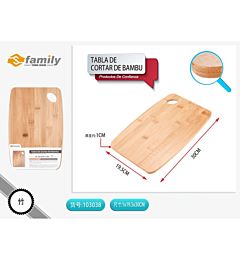 TAGLIERE IN BAMBU 20*30*1CMS Family