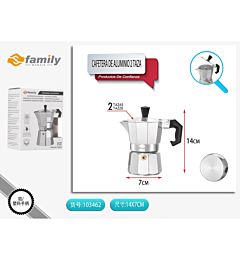 CAFFETTIERA ALLUMINIO 2TAZZES Family