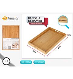 VASSOIO IN BAMBU 40*28*3CM