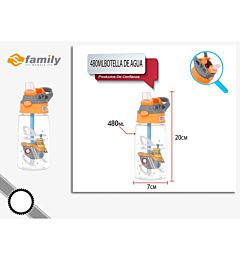 Sfamily Borraccia Bimbi - Nave 480ml