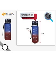 Sfamily Borraccia Sportiva -  750ml