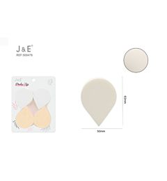J&E BEAUTY BLENDER PIATTA A GOCCIA 4PZ