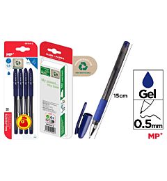 MP PENNA GEL 0.5MM BLU - 4PZMp