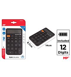 MP CALCOLATRICE DA TAVOLO 12 CIFRE A BATTERIA 14*8