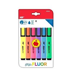 MP EVIDENZIATORE 1-5MM 6PZ COL. ASS. FLUOMp
