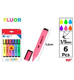 MP EVIDENZIATORI 1-5MM FLUO 6PZMp
