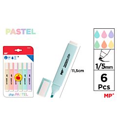 MP EVIDENZIATORE 1-5MM 6PZ COL. ASS. PASTEL