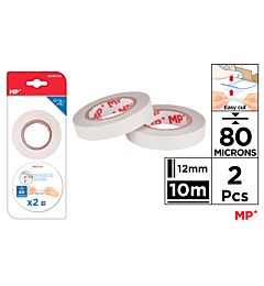 MP NASTRO BIADESIVO 12MMX10M 80 2PZ