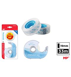 MP NASTRO ADESIVO 19MMX33M TRASPARENTE DISPENSER