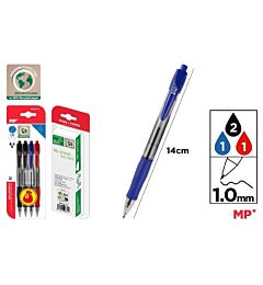 MP PENNA SCATTO 1.0MM 2*N/B/R - 4PZ