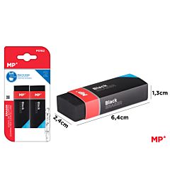 MP GOMMA DA CANCELLARE 64X24MM 2PZ NEROMp