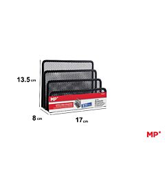 MP PORTADOCUMENTI DA SCRIVANIA 3 SCOMPARTI - NERO