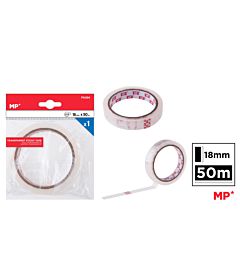 MP NASTRO ADESIVO 18MM*50M TRASPARENTEMp