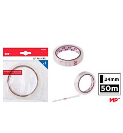 MP NASTRO ADESIVO 24MMX50M TRASPARENTEMp