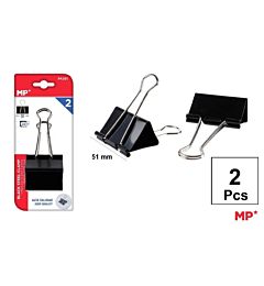 MP CLIP FERMACARTE NERO 51MM - 2PZ