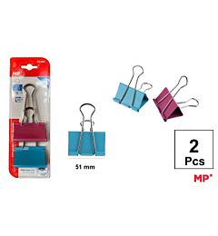 MP CLIP FERMACARTE COLORATO 51MM - 2PZ