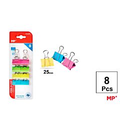 MP CLIP FERMACARTE COLORATO 25MM - 8PZ