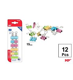 MP CLIP FERMACARTE COLORATO 19MM - 12PZ
