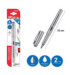 MP PENNARELLO METAL PUNTA TONDA 2.0MM ARGENTOMp