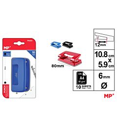 PERFORATORE A 2 FORI IN METALLO COLORATAMp