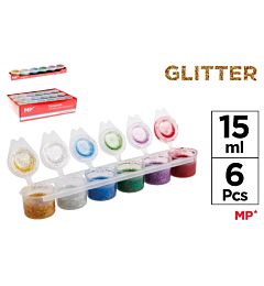 MP SET 6 TEMPERE GLITTER 15MLMp