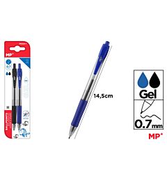MP PENNA GEL A SCATTO 0.7MM 2PZ B/NMp