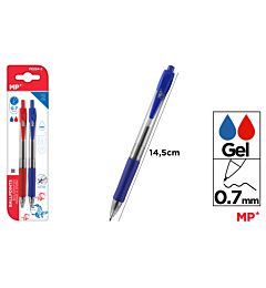 MP PENNA GEL A SCATTO 0.7MM 2PZ B/RMp