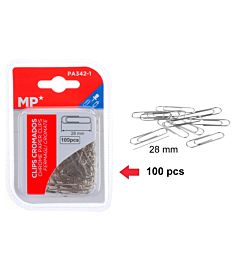 MP FERMAGLI 28MM 100PZ CROMATIMp