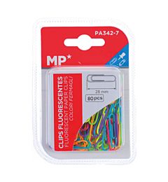 MP FERMAGLI 28MM 80PZ COL. ASS. FLUOMp