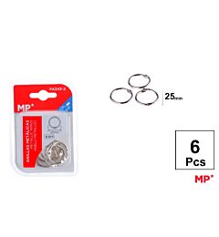 MP ANELLI PER RILEGATURA 25MM - 6PZ