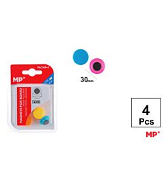 MP MAGNETI ROTONDI 30MM FLUO  - 4PZ