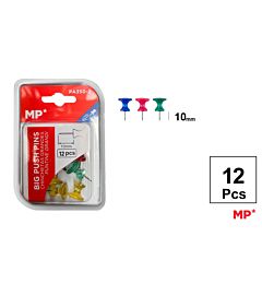 SPILLI PUNTINE GRANDE TRASPARENTI A COLORE 12PEZZIMp