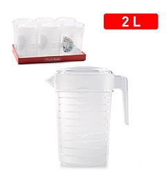 CARAFFA PER ACQUA 2 L TRASPARENTEPlastic Forte