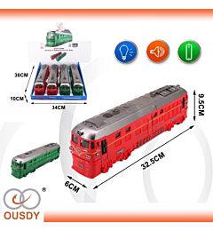 OUSDY VAGONE TRENO CON SUONI E LUCIOusdy