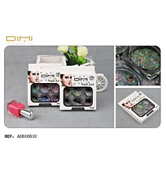 DIMI - GLITTER NAIL ART - MIX COLOR